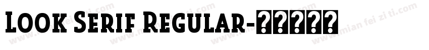Look Serif Regular字体转换